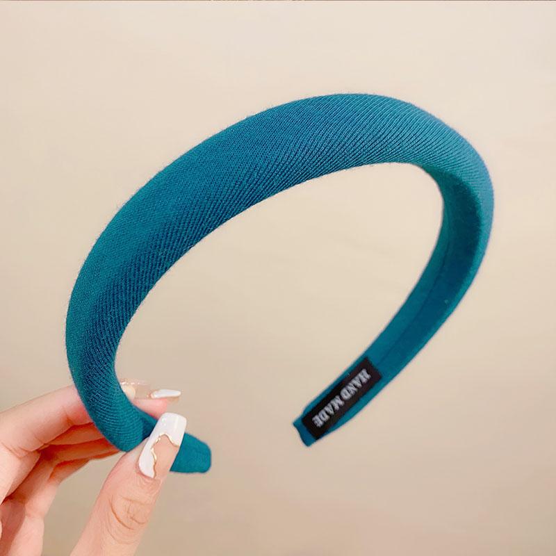 Neue bunte Schwamm Leinen Haarbänder für Frauen Mädchen Mode Haaraccessoires Stirnband Haarreifen Kopfschmuck Haarschmuck