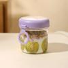 1/2Layer Fruit Yogurt Cup with Spoon Food Container Clear Portable Breakfast Oat Fruit Salad Seal Cup for Students Office Worker