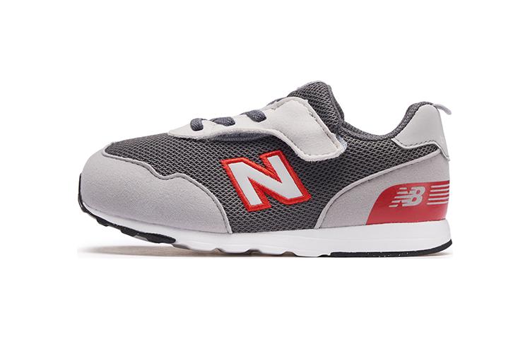 New Balance NB 515 Устойчивые к истиранию Низкие детские кроссовки Темно-серый Светло-серый Для младенцев и малышей NW515FR 25