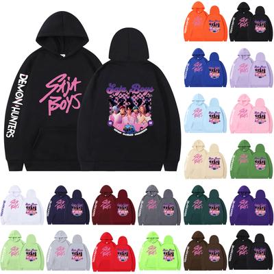 Kadın Kapüşonlular Sonbahar Modası Sweatshirtler Baskılı Günlük Uzun Kollu Bol Sweatshirt Sonbahar Kapüşonlu Sweatshirt