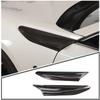 Voor Subaru BRZ Toyota 86 GT86 12-20 Auto Zijdelingse Luchtuitlaat Spatbord Vinnen Ventielkap ABS koolstofvezel textuur Exterieur Accessoires