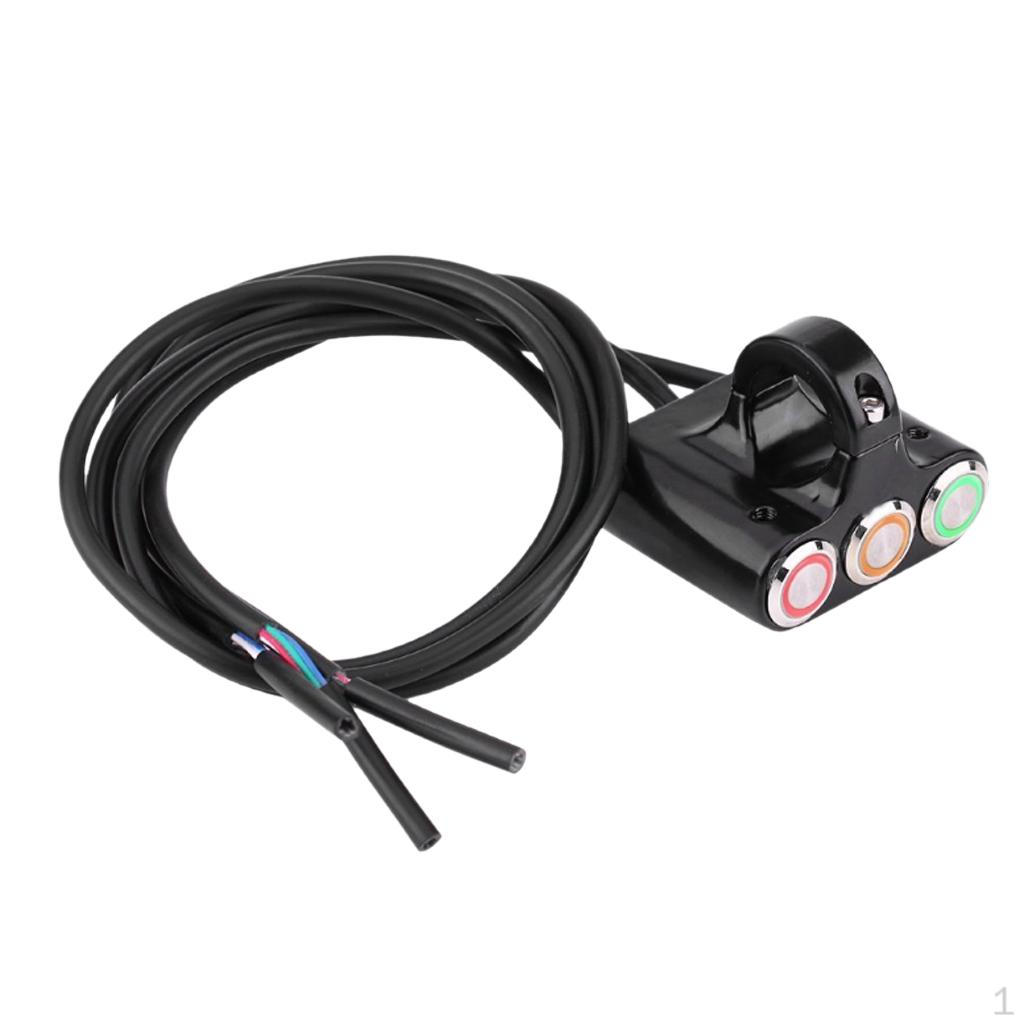 

Motorcycle Handlebar Mount Switch & Engine Stop Lanyard For ATV