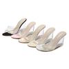 Women's Summer Wedge Heel Sandals - Stylish Transparent Buckle Design, Comfortable & Versatile Casual Shoes