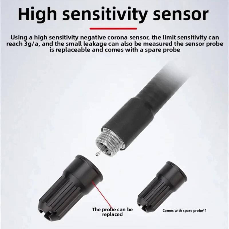 New Professional Refrigerant Leak Detector Cfcs Hcfcs Hfcs Leakage Tester for Air Conditioning Automobile Refrigerator Maintenance Freon Leak Detector