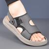 Fashion Summer Men's Sandals New Peep-toe Youth Black Slippers Beach Cool Antiskid Walking Shoes Male Casual Shoes Man Luxury Sandals