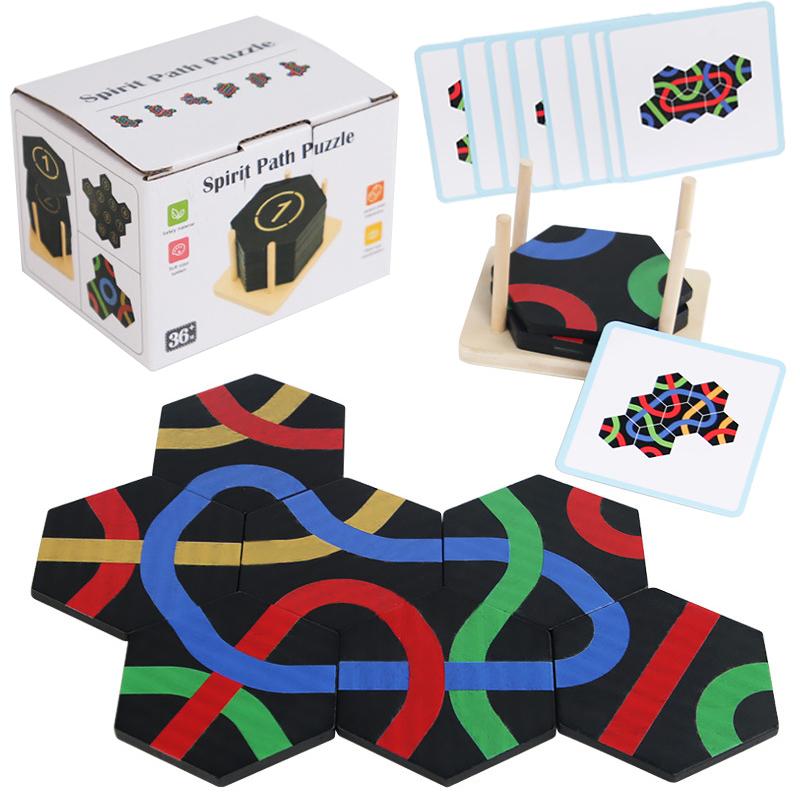 Kid Thinking Challenge Puzzle Game Montessori Creative Toys Shape Matching Number Stacking Fun Logic Calendar Intelligence Toys
