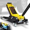 Floor Jack, 3 Ton Low Profile Floor Jack, Aluminum And Steel Racing Floor Jack With Dual Pistons Quick Lift Pump