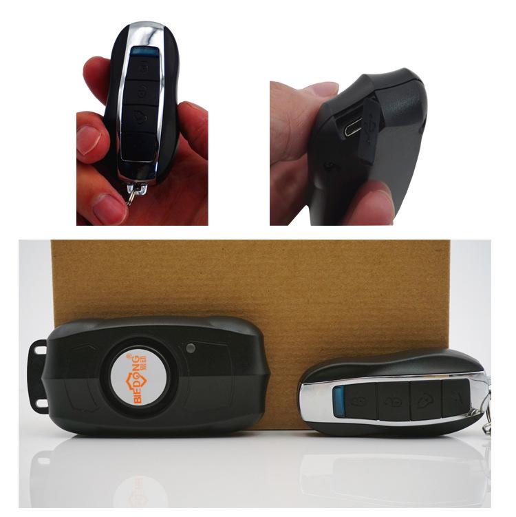 Waterproof Rechargeable Anti-Theft Vibration Alarm for Bikes and Motorcycles