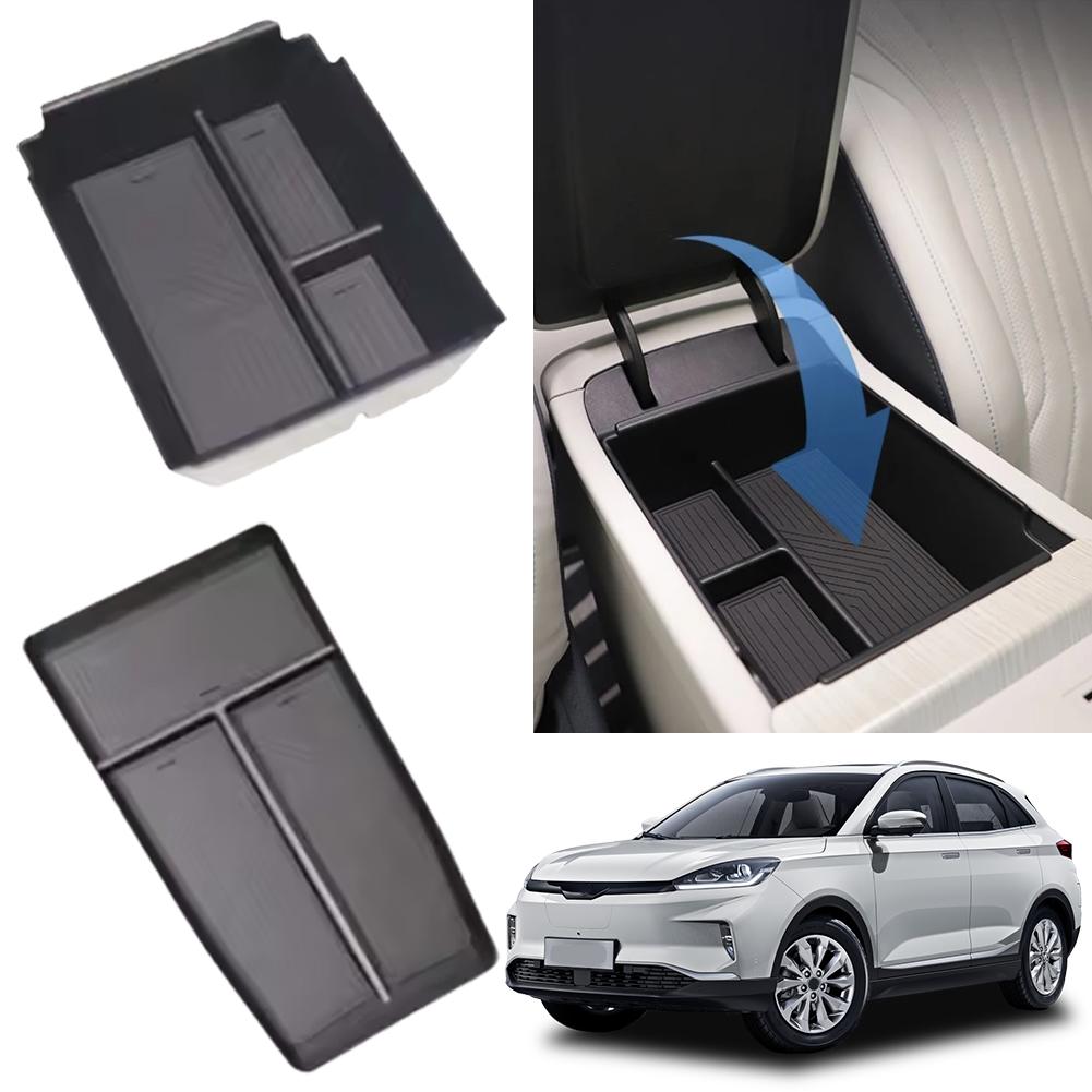 Car Novelty Supplies Car Storage Box For Geely Ex5 Galaxy E5 E245 E.Mas 7    Anti-Dirty Armrest Center Console Q9I0