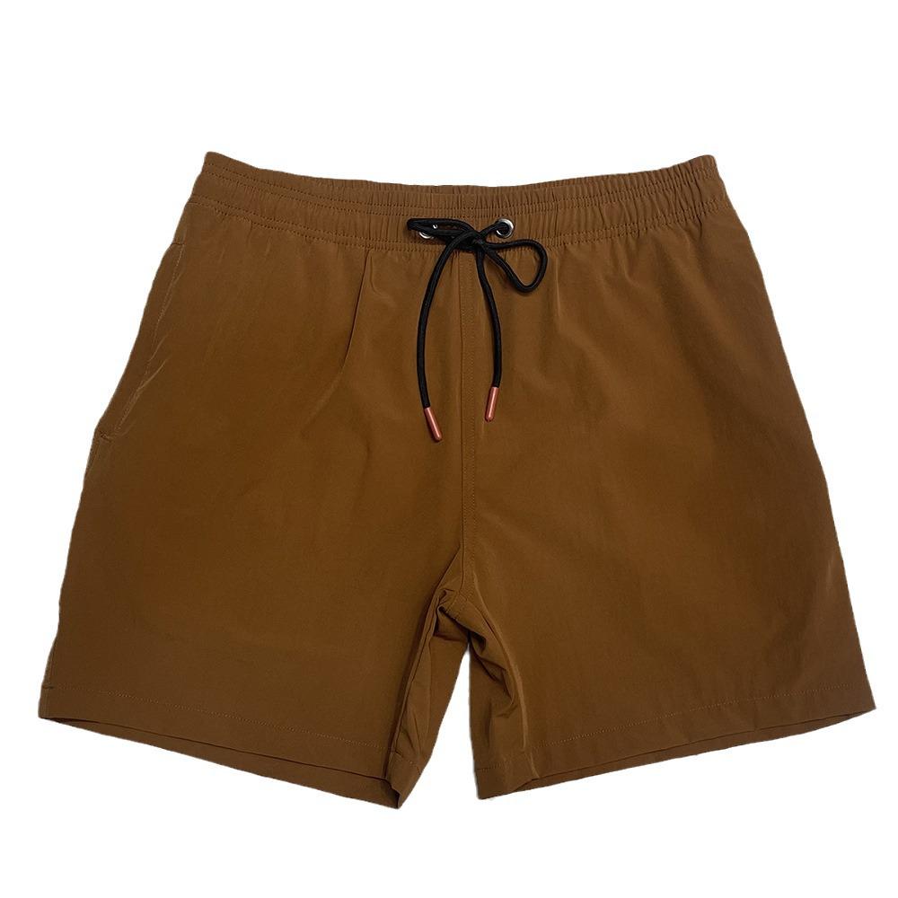 Heren Sneldrogende Nylon Stretch Zwembroek: Losse, Grote Maten Strandshorts voor Vakantie of Warmwaterbronnen.