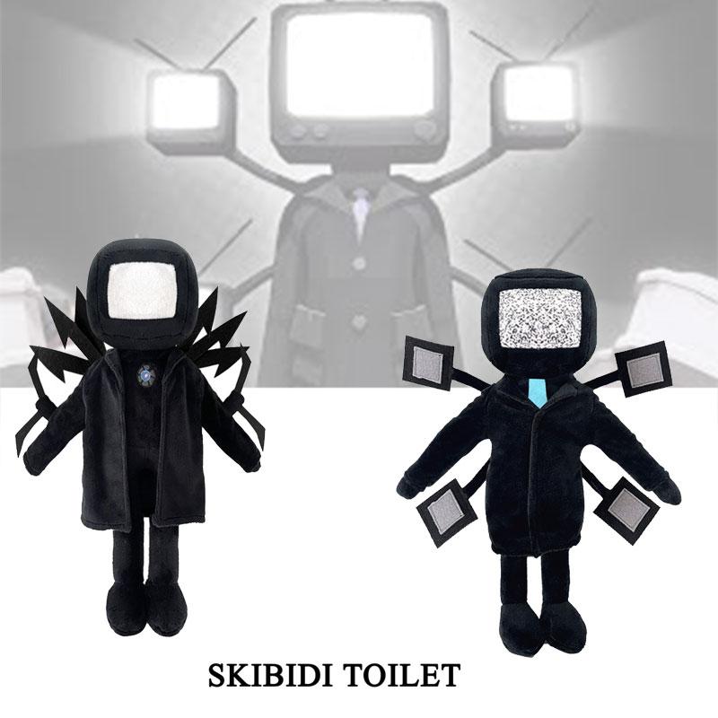 Plush Skibidi Toilet Dolls Television Stuffed Toys Tv Man Prank Game Props Decor