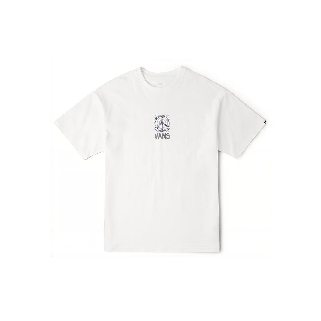 New Vans T Shirts Unisex White VN000GTPWHT