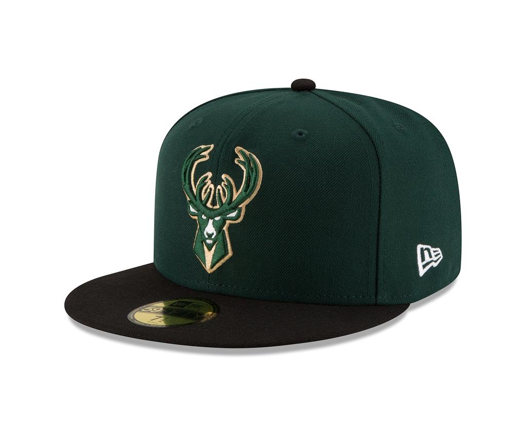 New Era Milwaukee Bucks 2-Ton Kappe 59fifty 5950 Fitted Special Limited Edition
