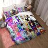 3D Printed Anime Omori Bedding Set All Seasons Double Duvet Cover Twin King Size Soft Home Textile