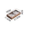 Sichun Walnut Wood and Glass Serving Platter Set