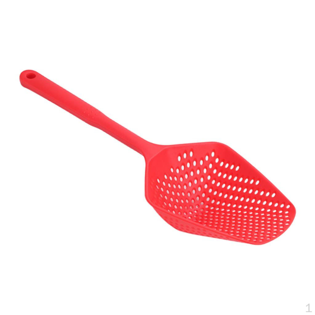 Colander and Spoon Strainer - Slotted Sifter for , Flour, Food, Tea, Cocktail, Small Nylon