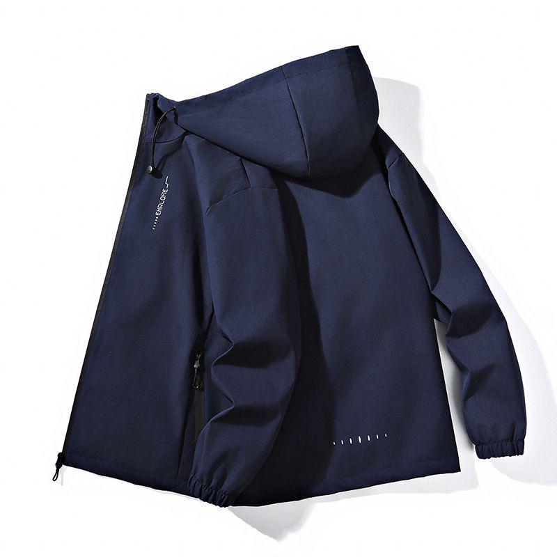 Men's Trendy Hooded Jacket for Teens - Lightweight Spring/Autumn Casual Coat