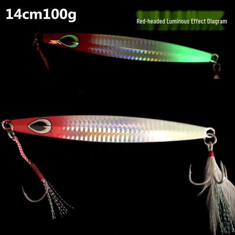 Wanya Sea Snake Nanyou Ocean Casting Metal Lure, 14cm/100g