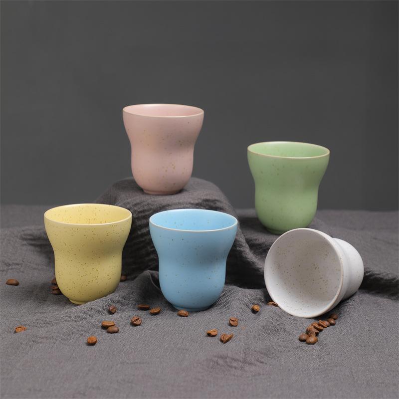 Retro Ceramic Master Cup Espresso Coffee Cup Household Afternoon Tea Small Cup Creative Kung Fu Teacup