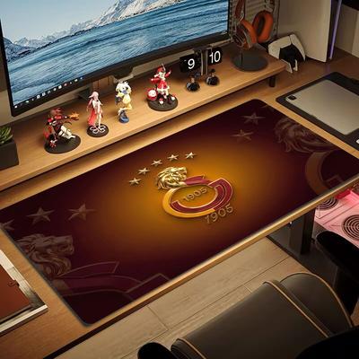 Galatasaray S.K Large Size Mouse Pad Large Gaming Table Cushion Non-slip Laptop Tablet Big Mousepad XXL Mat Mini PC Playmat With Lock Edge