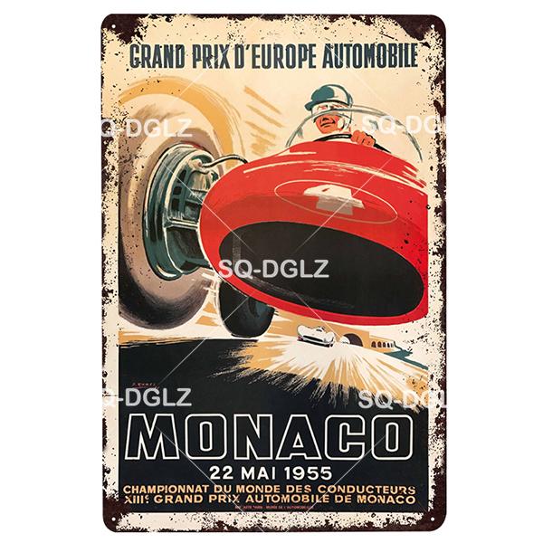 Brooklands Plaque Metal Sign Vintage Bar Decor Tin Sign Vintage Pub Bar Decor Metal Metalen Borden Racing Poster Plate