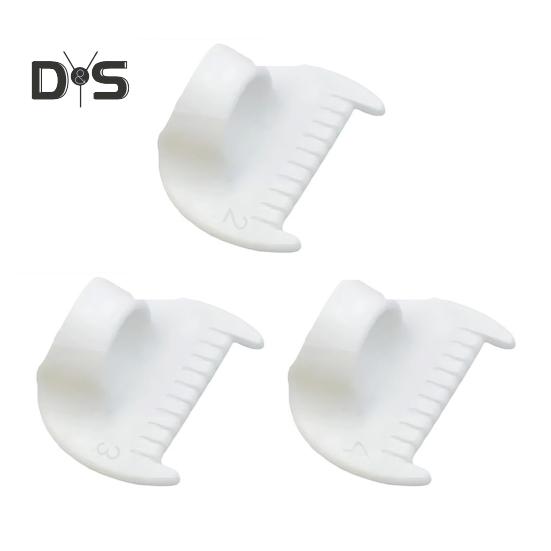 3-teilige Daumen-Nähschablone, Handnäh-Nahtführung, Finger-Overlock-Lineal mit Skala, Quilt-Werkzeug für gleichmäßige Stiche, DIY-Stickereien, Lederhandwerk