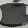 For Honda CR-V 2007-2011 Black Carbon Fiber Pattern Door Bowl Cover Bezel Trim CRV 2008 2009 2010