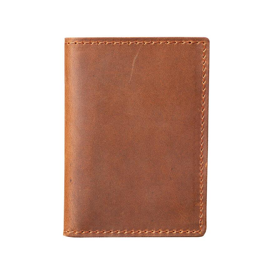 Herren-Kreditkartenetui aus Crazy Horse-Leder, schmal, dünn, Ausweishüllen, Retro-Brieftasche, echtes Rindsleder, für Herren