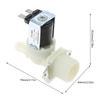 Plastic Electromagnetic Valve DC12V 24V AC220V Parallel One-Way Valve Electric Solenoid Valve Metal Electric Valve