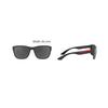 Prada Lightweight Irregular Shape Sunglasses Men sunglasses Black Gray PS01USUFK5L0