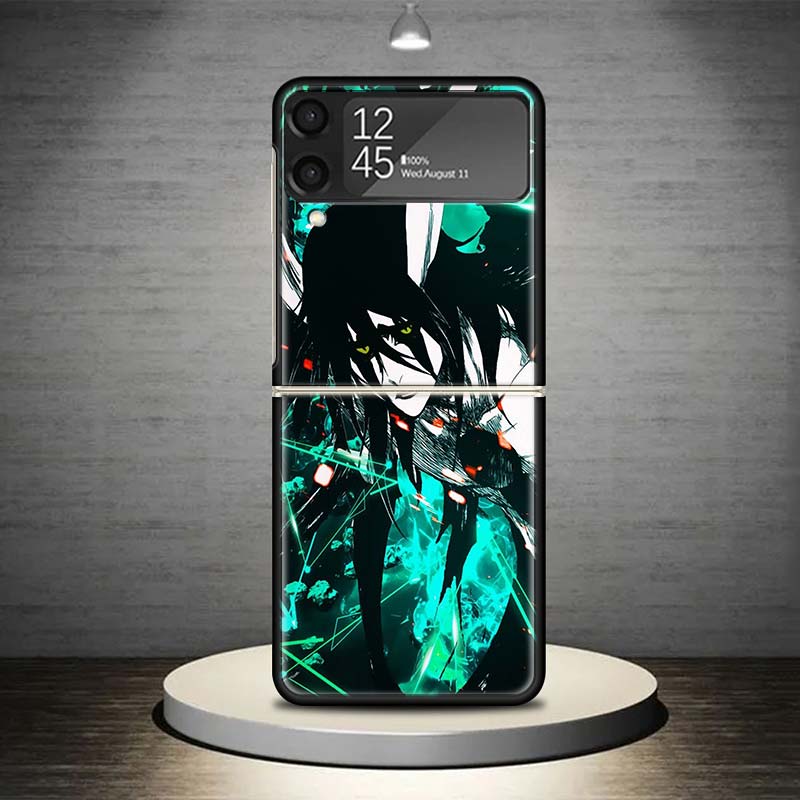 Bleach Ulquiorra Cifer 4 Phone Case For Samsung Galaxy Z Flip 7 6 5 4 3 5G Shockproof Cover Z Flip7 Flip6 ZFlip5 Flip3 Flip4 Lux