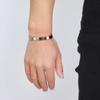 Type 1 Diabetes Medical Alert Bracelet for Men Women ID Cuff Bangle Stainless Steel Personalized Free Engrave