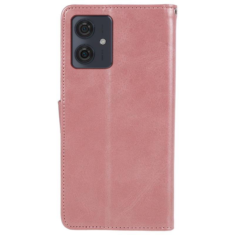 Cell Phone Cover for Motorola Moto G54 5G Case Slim-Fit PU Leather Wallet Stand Shell