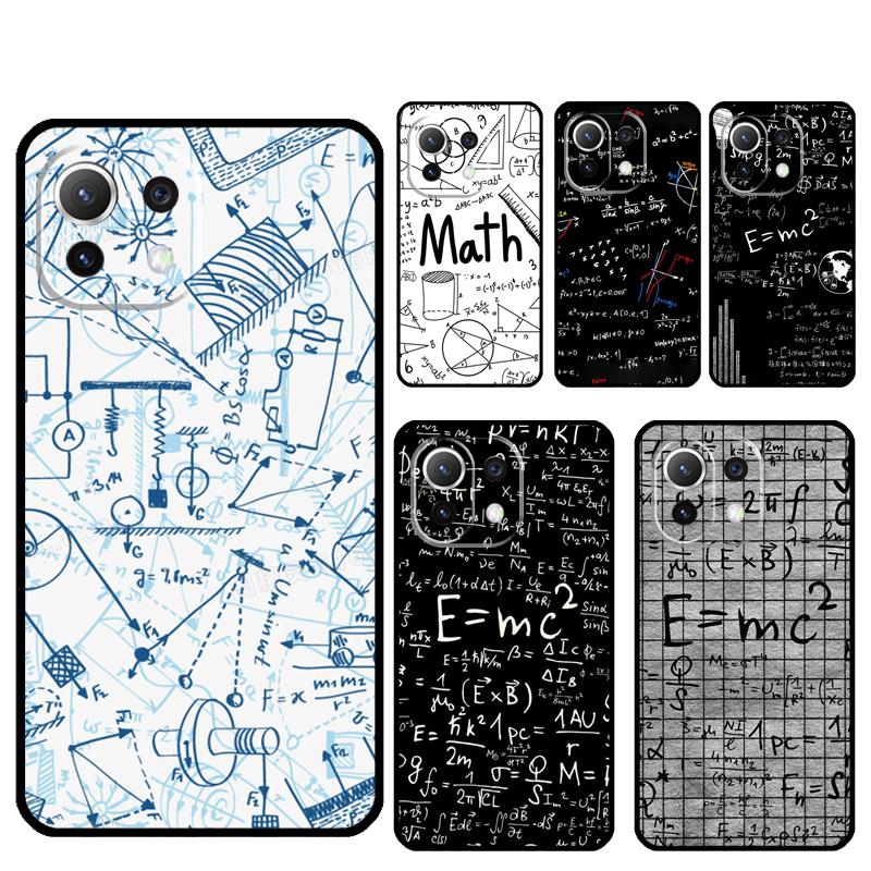 Physics Math Formula Equation Cover For Xiaomi 14T Pro 11T 12T 13T 13 14 15 Ultra POCO X6 X7 Pro X3 X5 F5 F6 M6 Pro Case