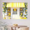 2D Cheerful Yellow Lemon Shop Backdrop for Bridal Shower & Summer Party
