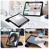 Compatible with iPad Pro 11 Ipad Air 10th Tri-fold Acrylic Pen Slot Tablet Case iPad 12.9 Rotating Flip Cover Protective Case