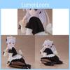 Pvc Anime Figure With Sitting Posture And Wool Dress For Home Decor And Gift