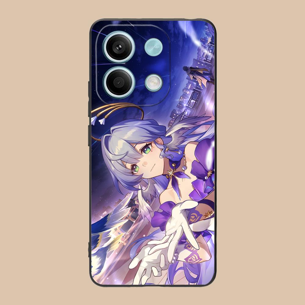 

HSR Robin Matte TPU Mobile Phone Case for POCO M7 M6 M5 M4 M3 X7 X6 X5 X4 X3 Pro GT 5G Colorful Printing Cover Poco X3 GT