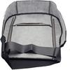 SecosAutoparts Passenger Bottom Replacement Perforated Leather Seat Cover Black Compatible with Dodge Ram 2500 3500 4500 5500 Laramie Sport SLT 2009