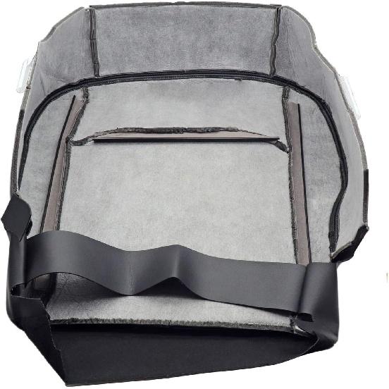 SecosAutoparts Passenger Bottom Replacement Perforated Leather Seat Cover Black Compatible with Dodge Ram 2500 3500 4500 5500 Laramie Sport SLT 2009