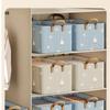 Clothes Storage Box Household Wardrobe Organizer Jeans Divider Storage Box Foldable Storage Basket Underwear Socks Artifact Box