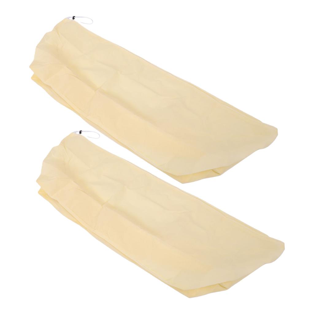 Winter Plant Box Cover, 2 Pack Frost Covers for Balcony Plants with Reinforced s and Drawstring, Breathable Non Woven Fabr