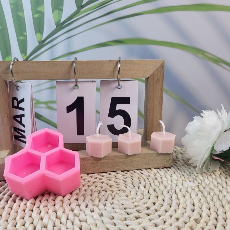 Honeycomb Candle Molds Honeycomb Resin Molds for DIY Candle Soap Chocolate Cake Fondant Decorations Room Decorations