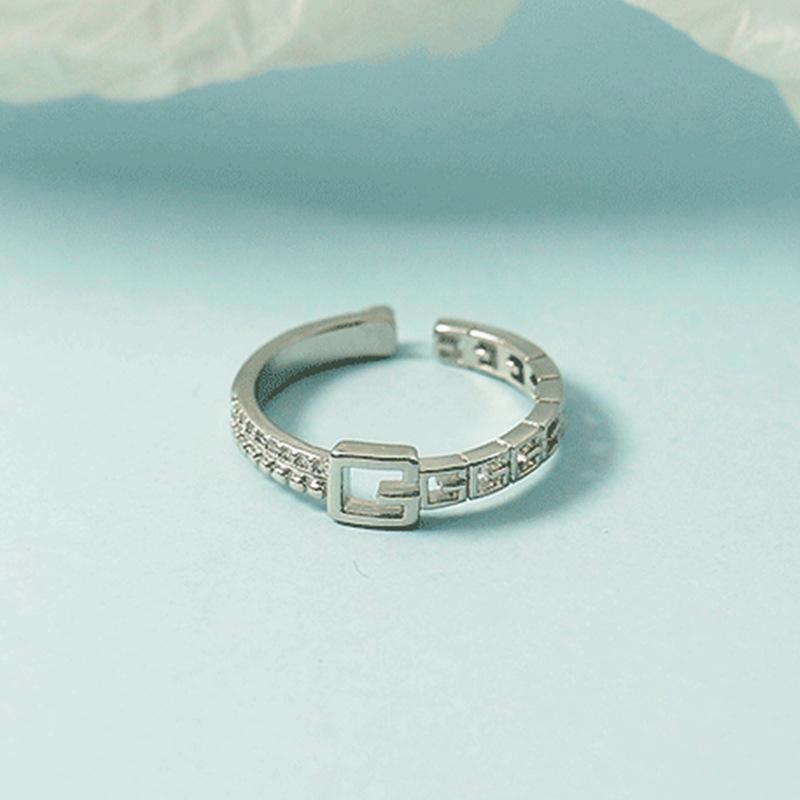 925 Sterling Silver Plated Sun Moon Sunflower Heart Rings for Women Original Flower Wedding Crystal Luxury Jewelry R5375
