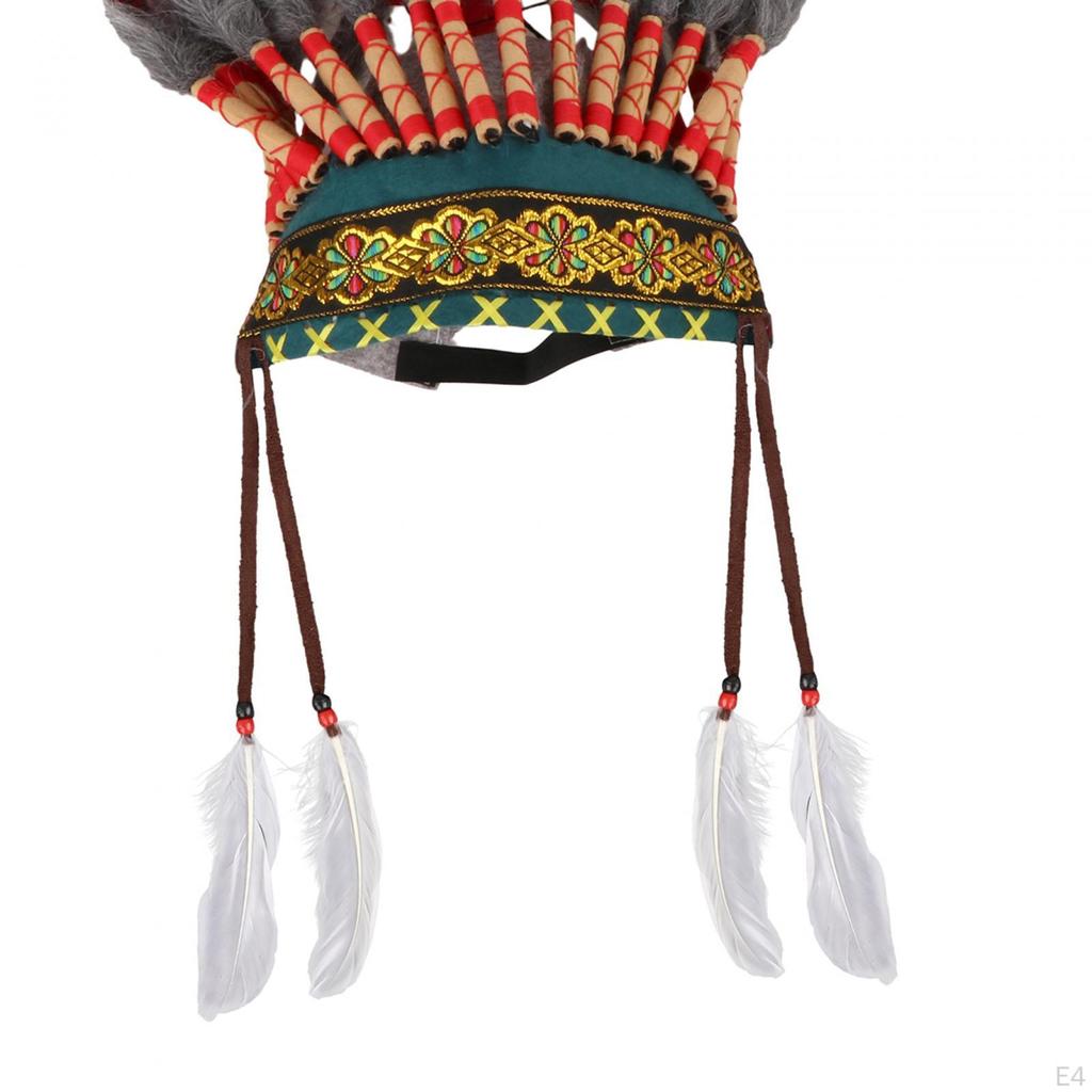 Amerikanischer Häuptling Indianerhut Foto-Requisiten Kopfbedeckung für Performance-Show