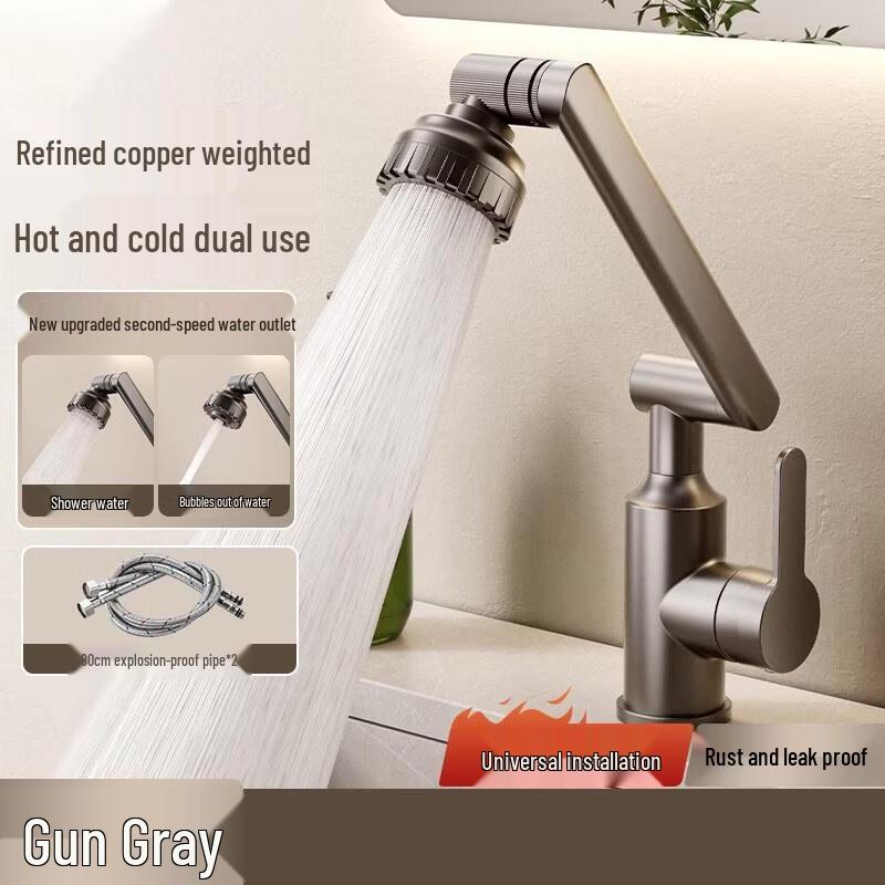 HANDUNYOU Lucky Cat Universal Rotating Faucet