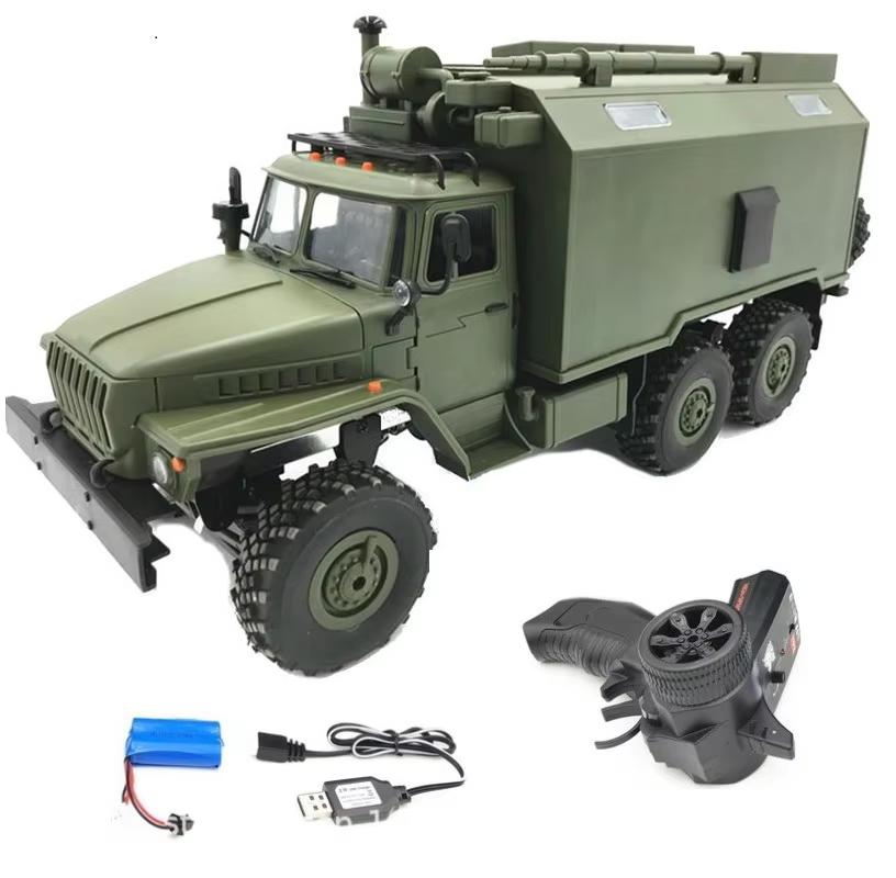 Новейший Wpl B-36 B36 Радиоуправляемый Грузовик 1:16-кратная Симуляция Полноразмерная 6-колесная Советская Военная Грузовик Модель Урал Внедорожник Машина на Радиоуправлении