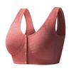 Reggiseni in Cotone con Coppa Cerniera Frontale Intimo per Donne di Mezza Età e Anziane Tipo Gilet Sottile Senza Ferretto Nuovo Reggiseno Taglie Forti Nuovo Filettato
