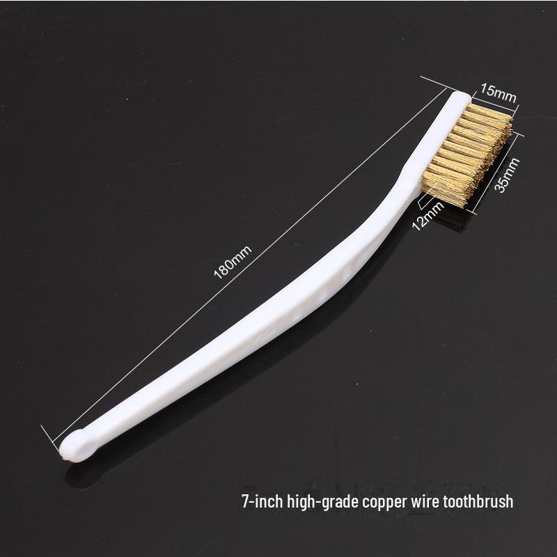 Stainless Steel, Copper Wire Brush for Rust Removal and Cleaning