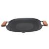 Barbecue Grill Pan Nonstick Coating Fast Heating Barbecue Stovetop Plate Grilling Skillet Pan for